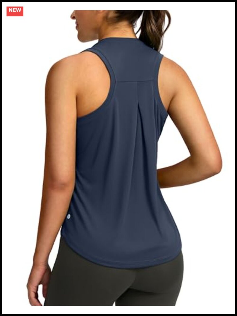 Racerback Workout Tank Top Sleeveless Athletic Shirt Gym Yoga